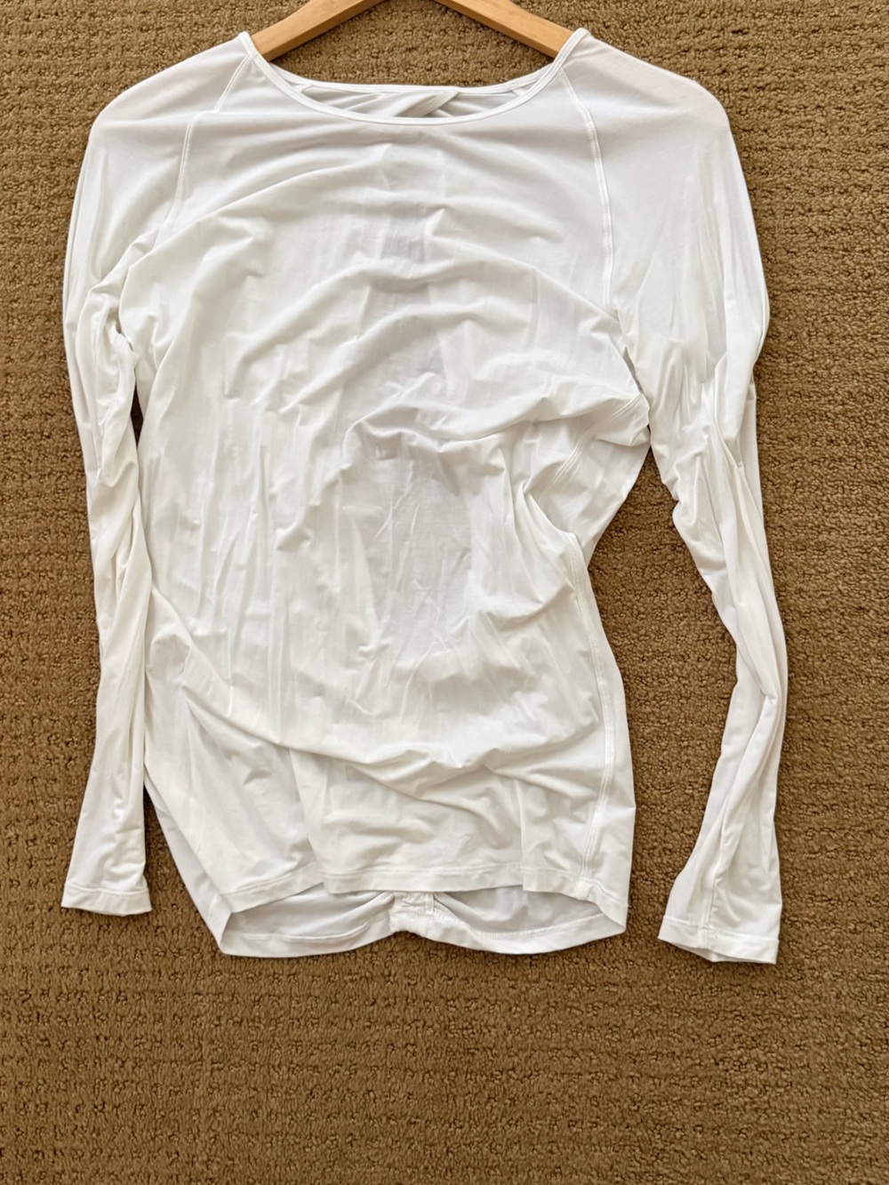 lululemon athletica White Long-Sleeve Pajama Top